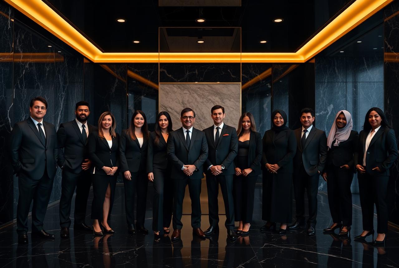 International team of luxury real estate professionals